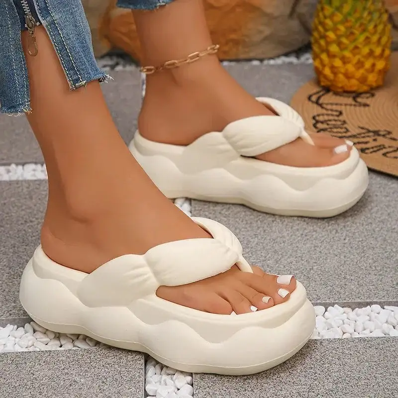 Gentle Step Platform Slip On Slippers