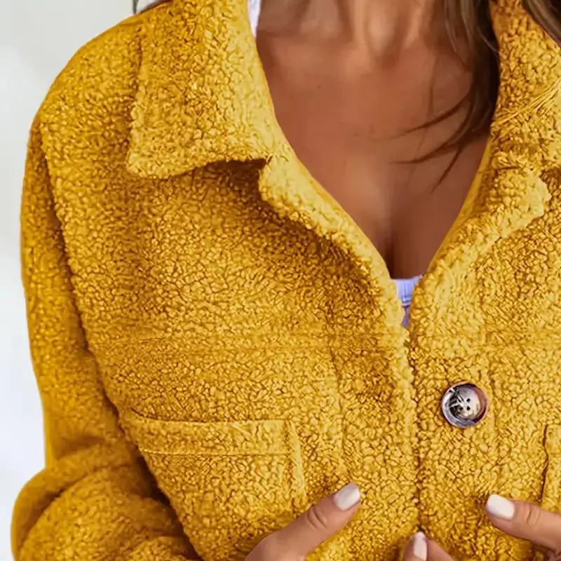 Plus Size Sherpa Style Jacket