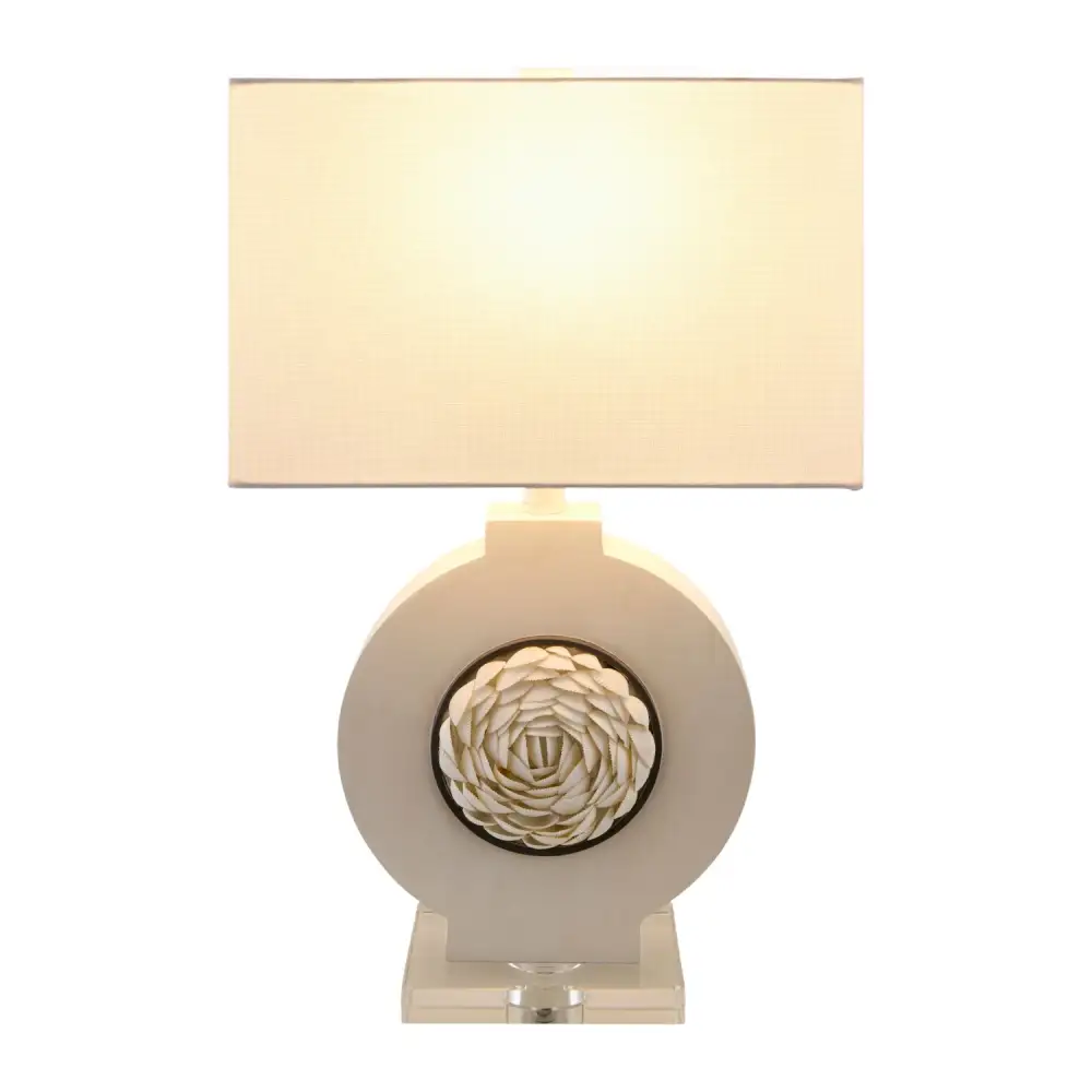 Shell Embellished Table Lamp