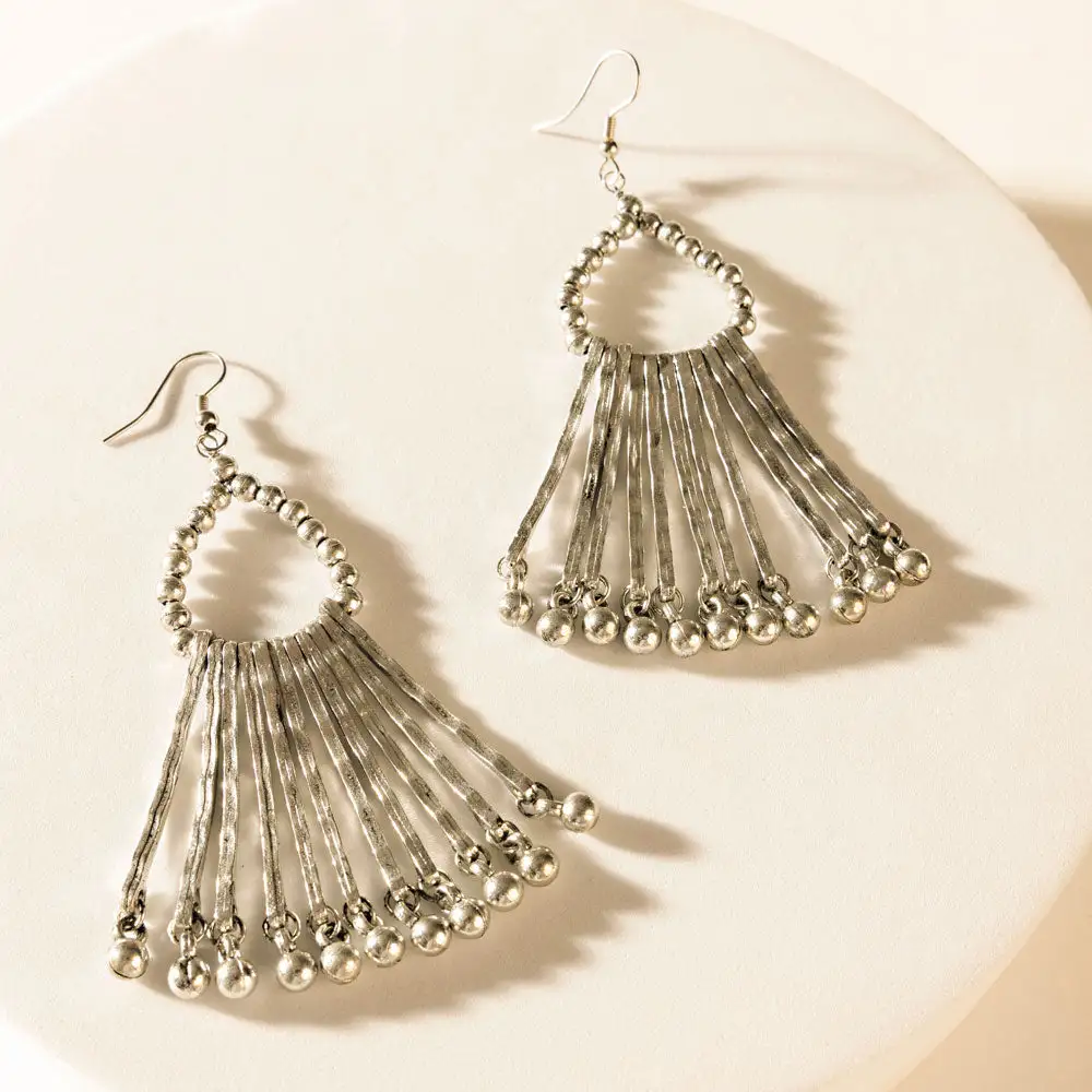 Crisp Expressive Artful Statement Earrings