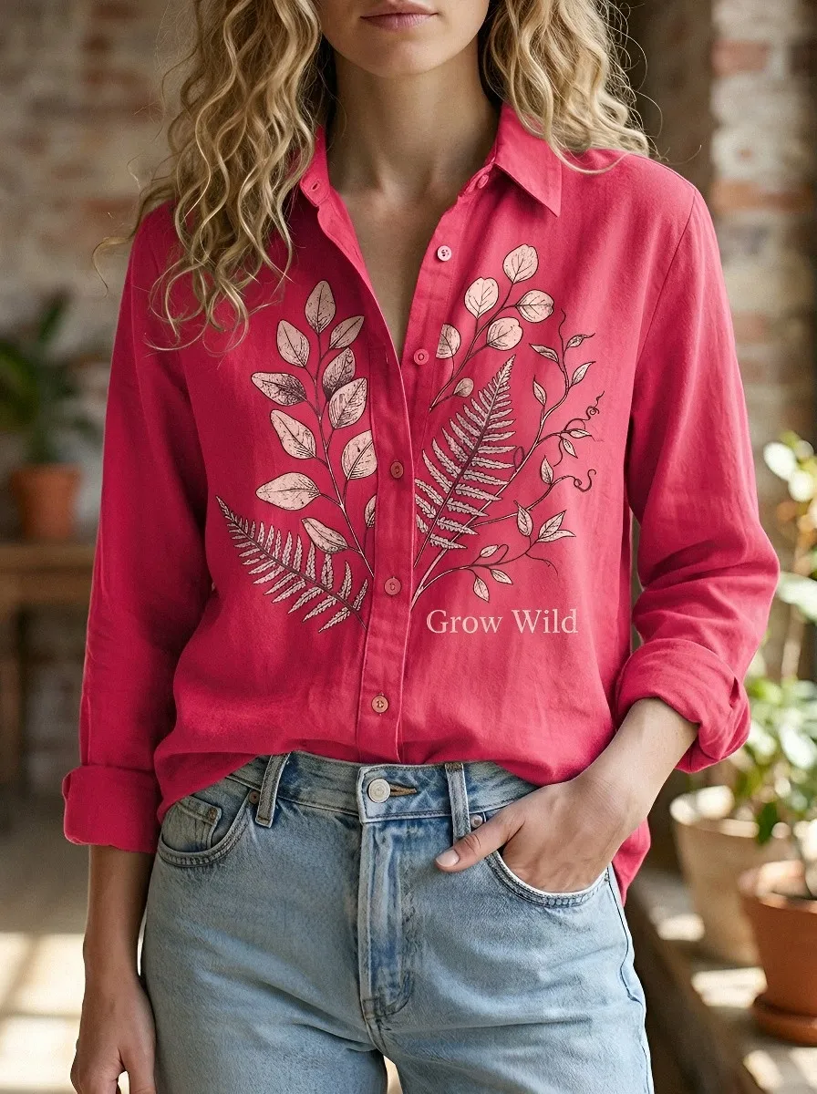 Nature Lover Grow Casual Shirt Classic