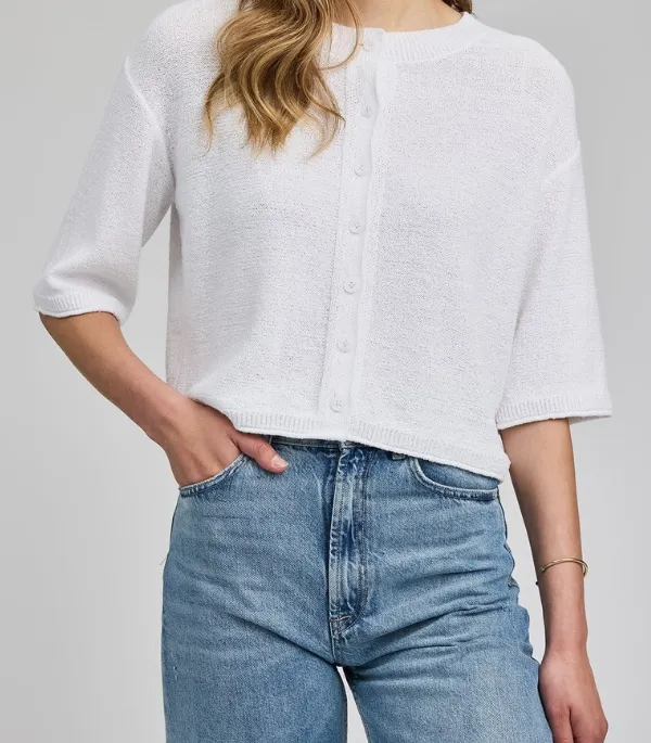 Lightweight Button Cardigan