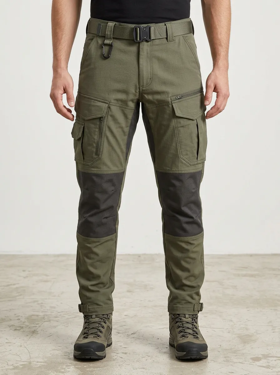 Field-Ready Utility Pocket Outdoor Silhouette Men's Work Pants