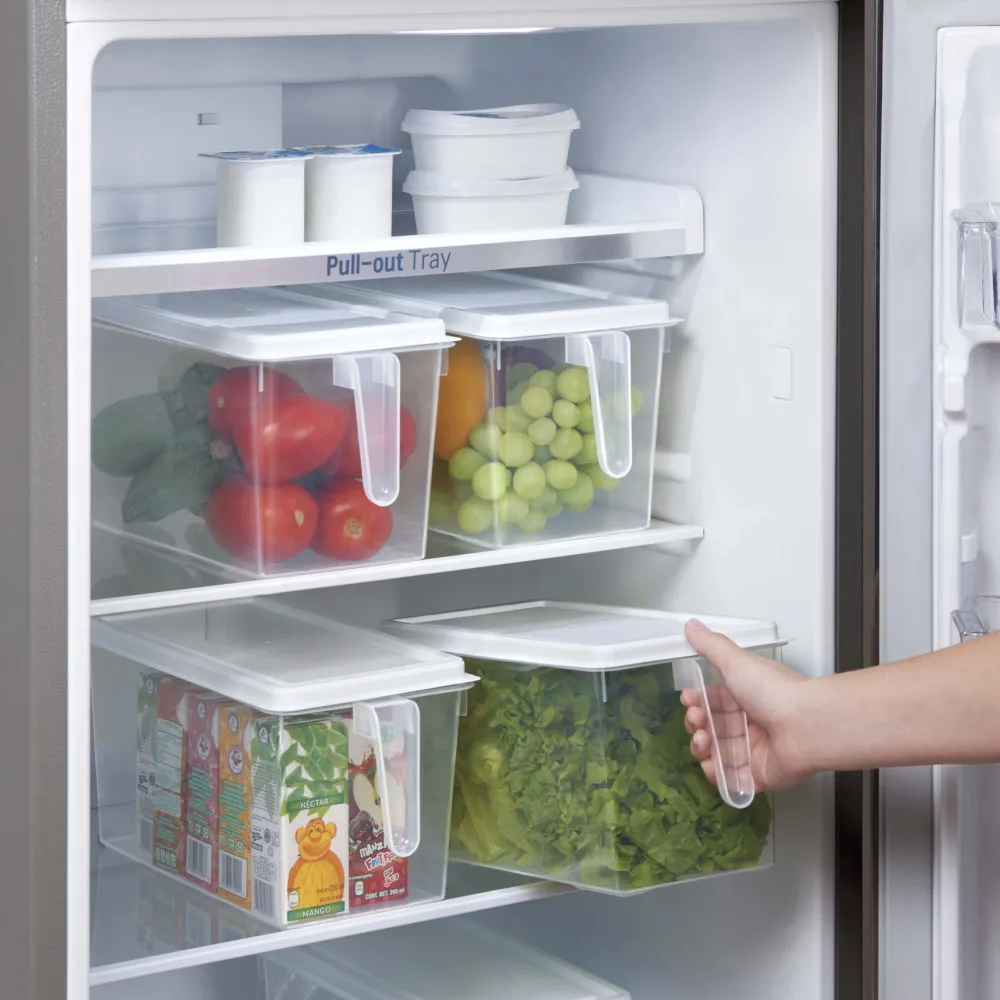 Lidded Refrigerator Food Organizer