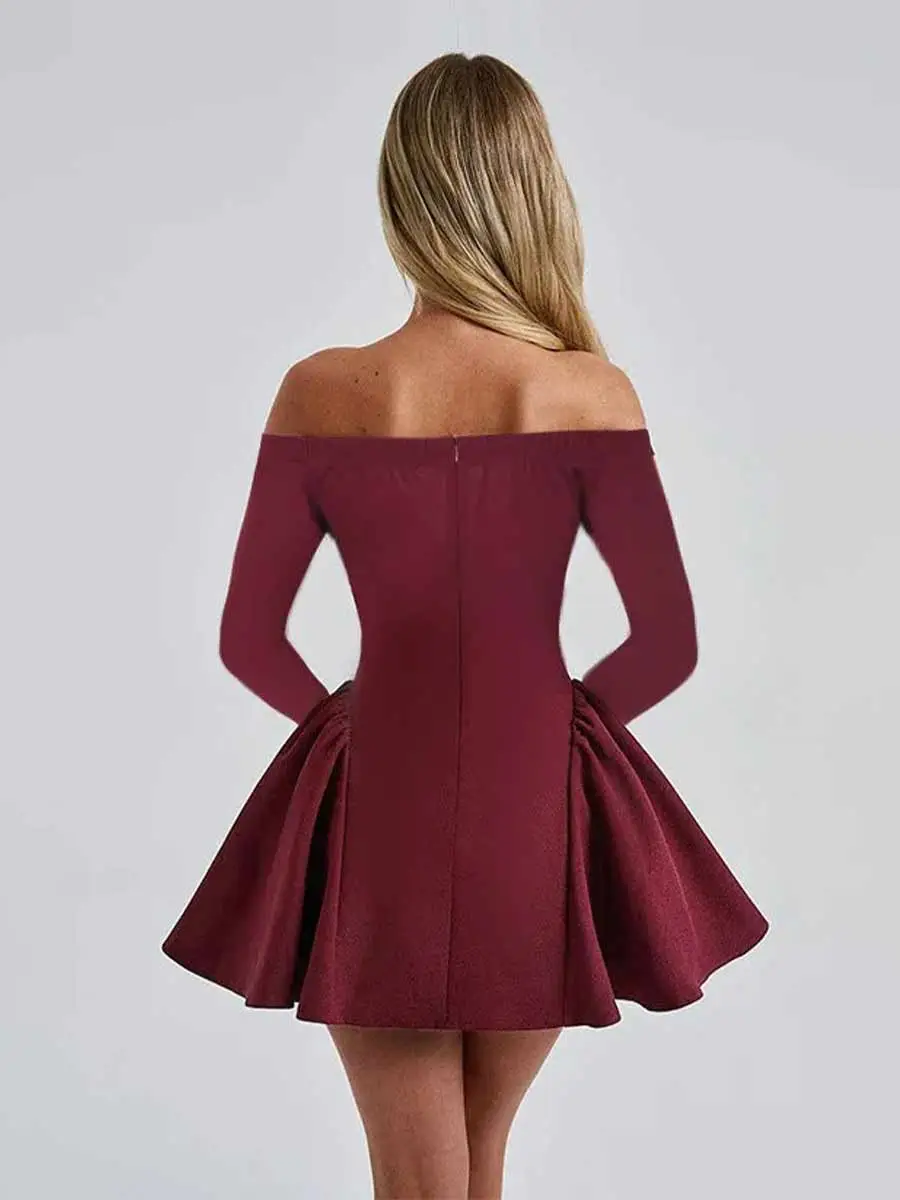 Valentina Long Sleeves Mini Dress