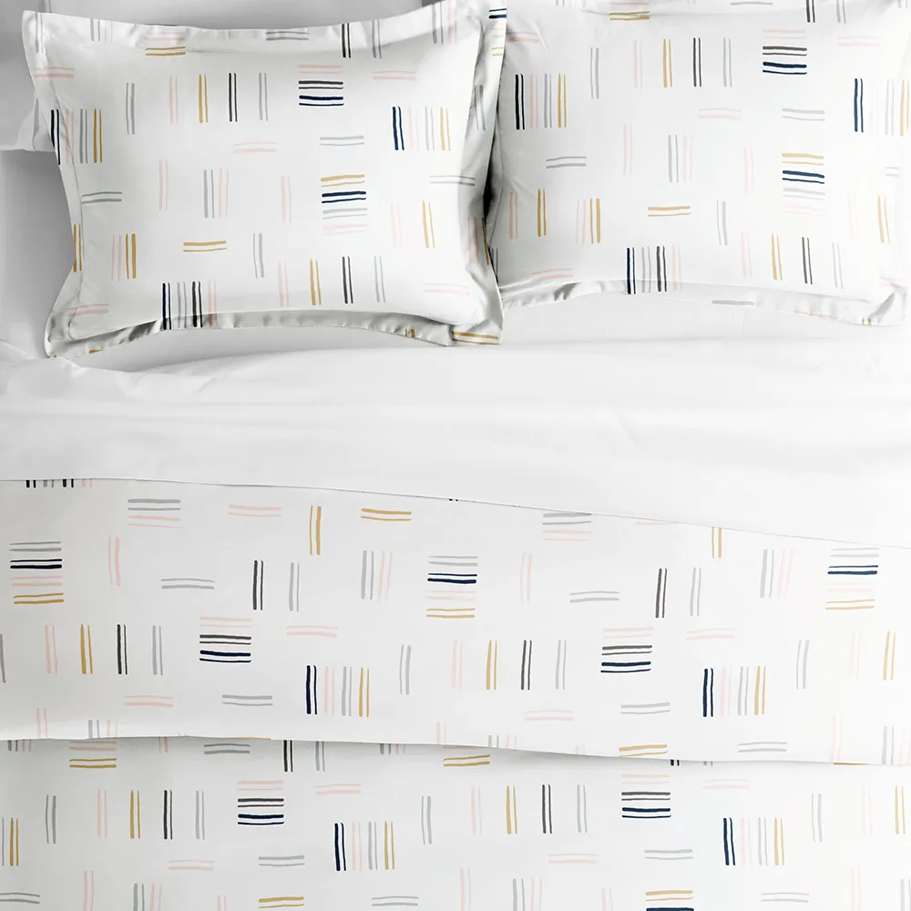 Dash Pattern Duvet Cover Set