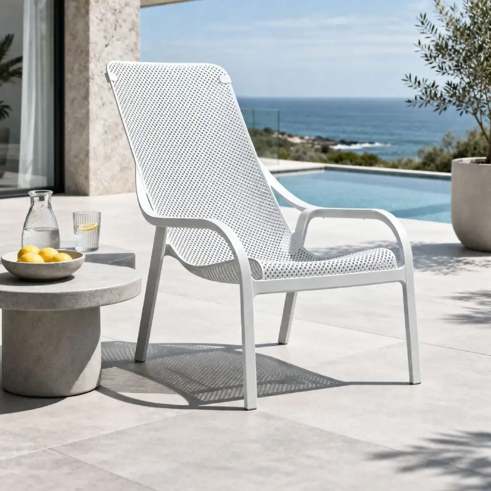 Perforated Outdoor Lounge Chair