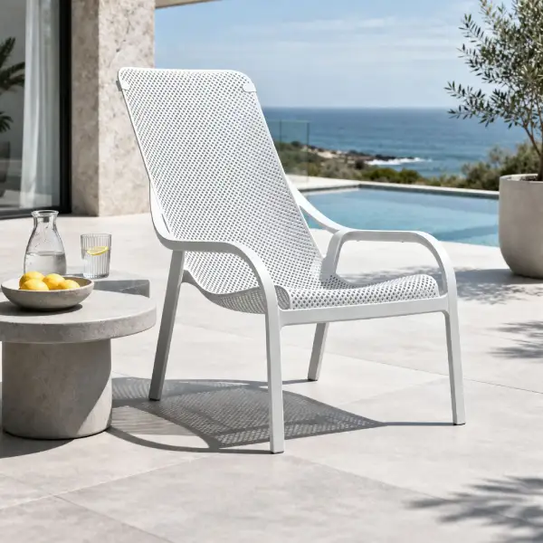 Perforated Outdoor Lounge Chair