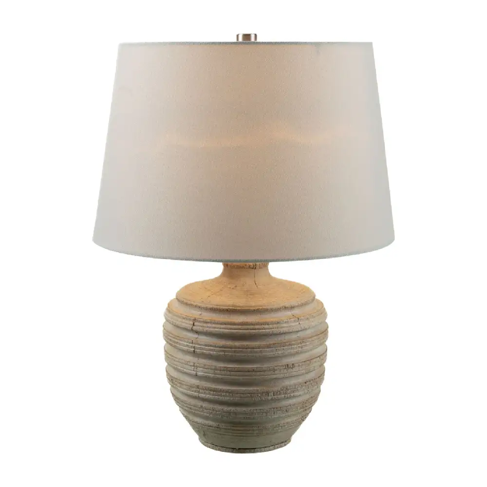 Base Linen Table Lamp