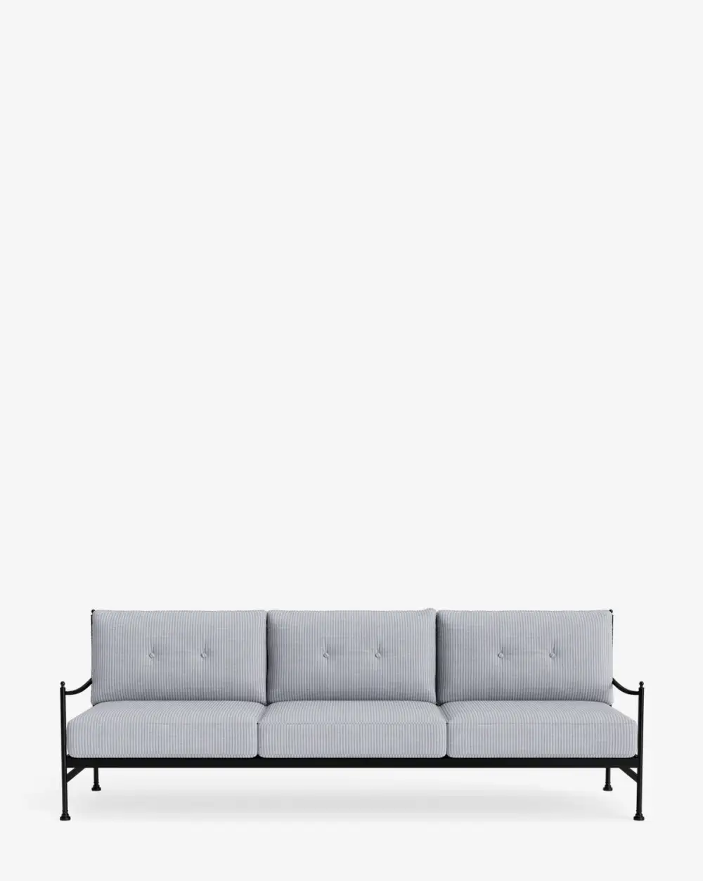 Curved Aluminum Sofa