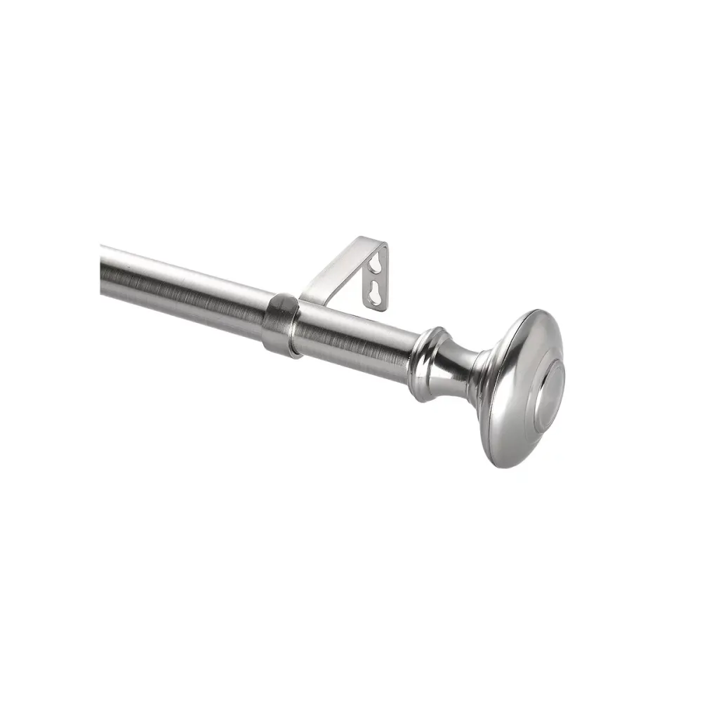 Metal Alloy Drapery Rod Set