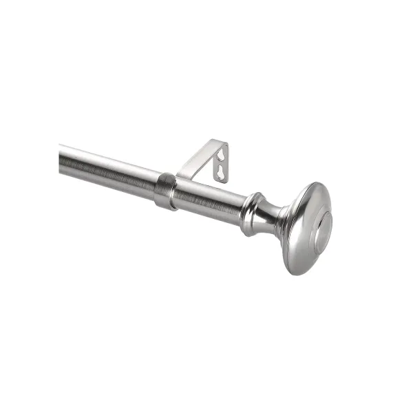 Metal Alloy Drapery Rod Set