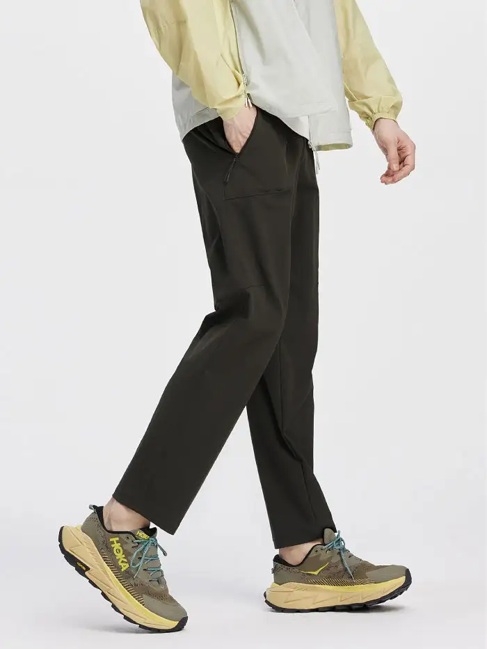 Men's Straight Open-weave Trousers
