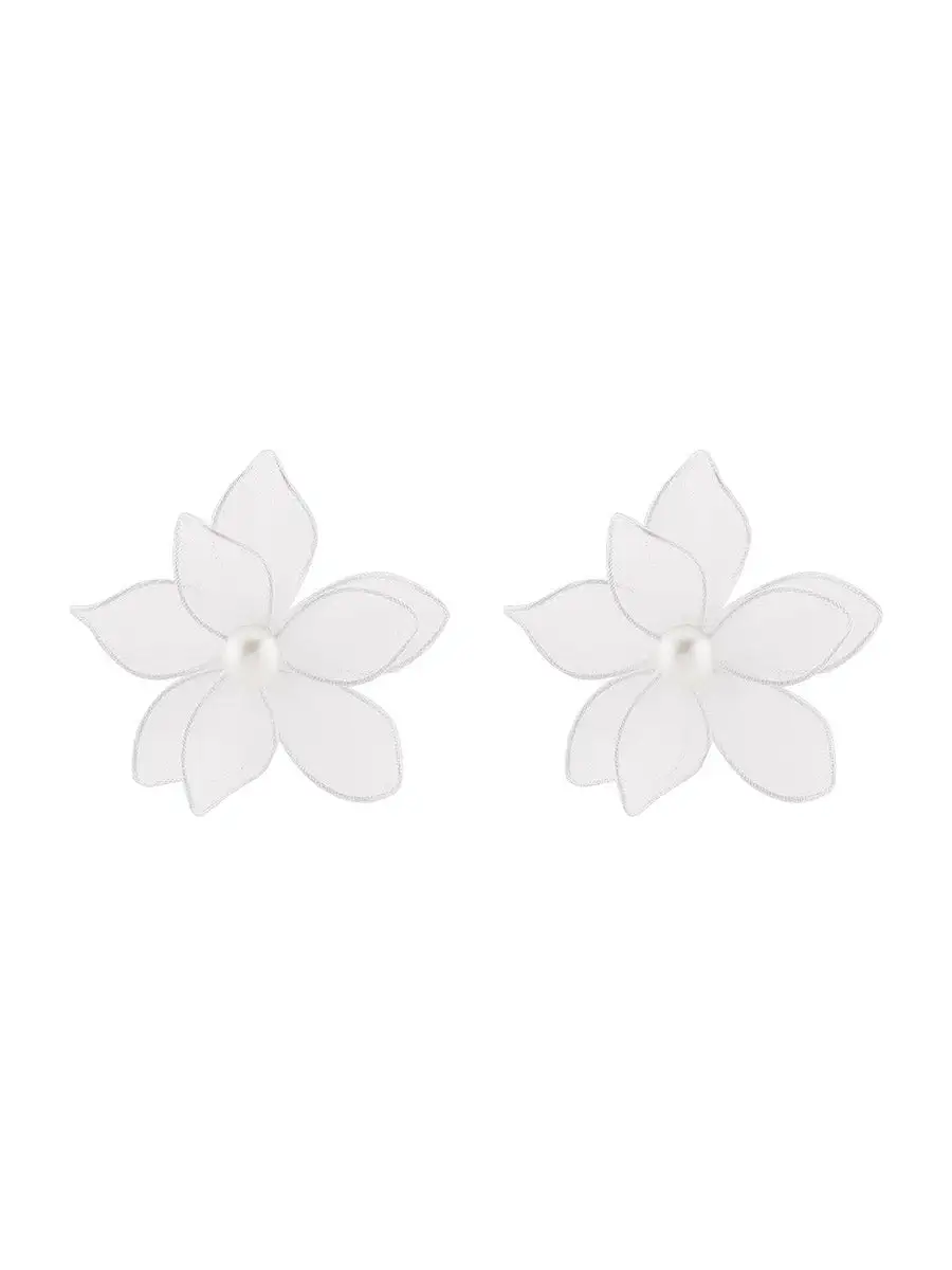 Ornate Hammered Accent Earrings