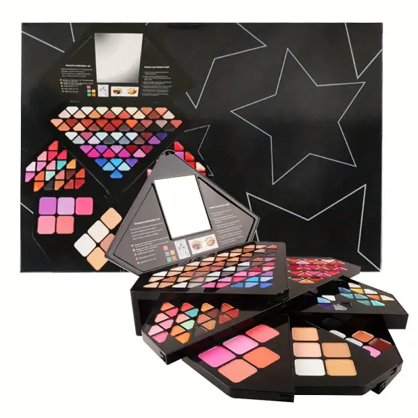 Polished Finish Setting Powder Compact