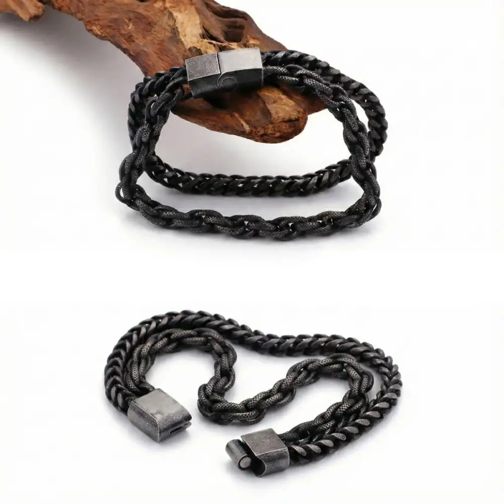 Men's Double Link Bracelet