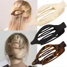 Chic Multi-Colored Hair Claw Clip