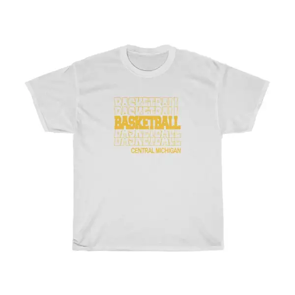 Basketball Central Michigan in Modern Stacked Lettering