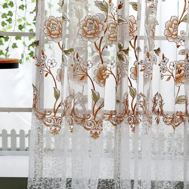 Baking Sheer Window Valance Panel