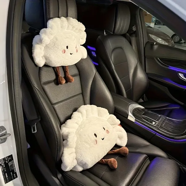 Dumpling Plush Car Pillow