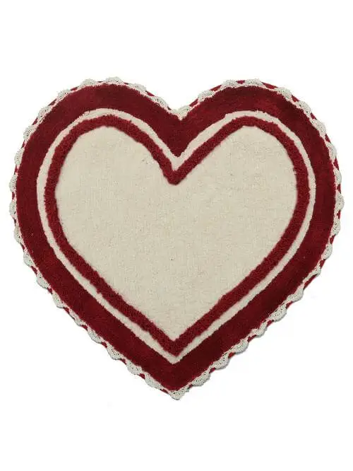 Refined Pattern Cotton Bathroom Mat
