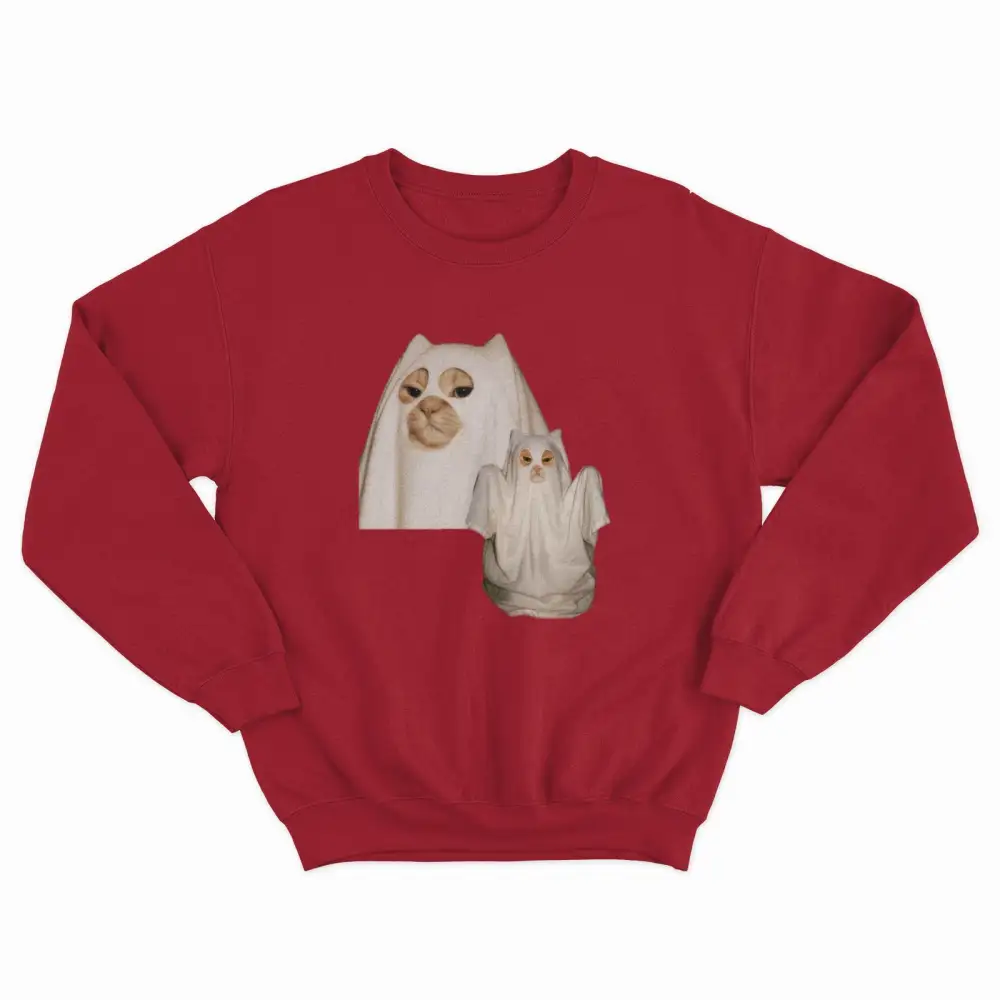 Black Cat Fleece Crewneck