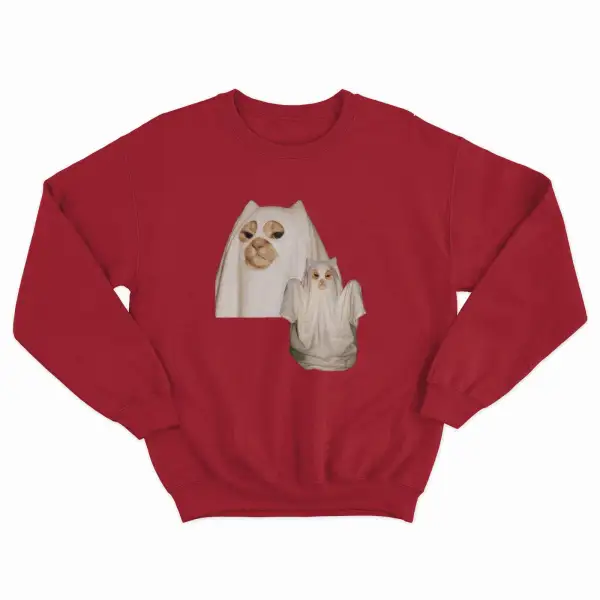 Black Cat Fleece Crewneck