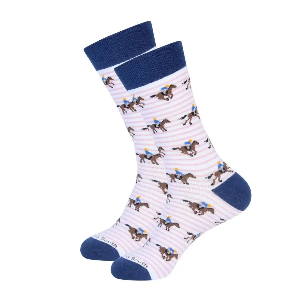 Striped Horse Racing Socks