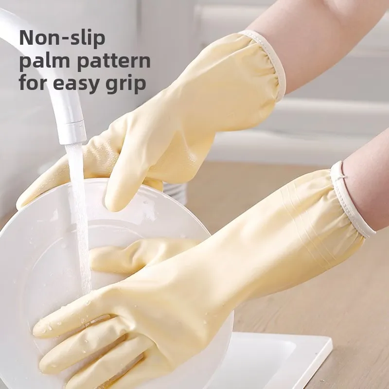 4 Pcs Non-Slip Dishwashing Gloves