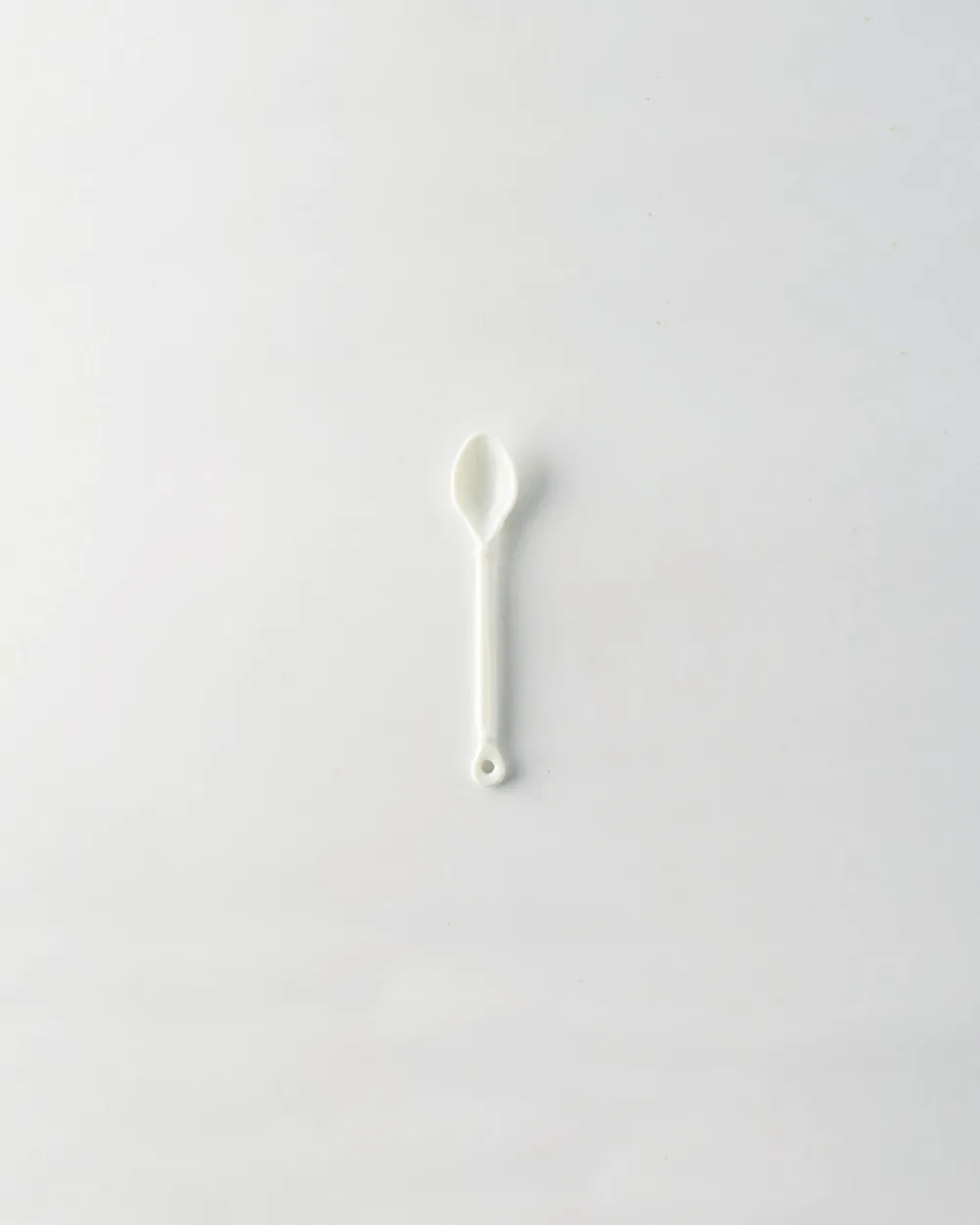 Rounded Handle Porcelain Tea Spoon