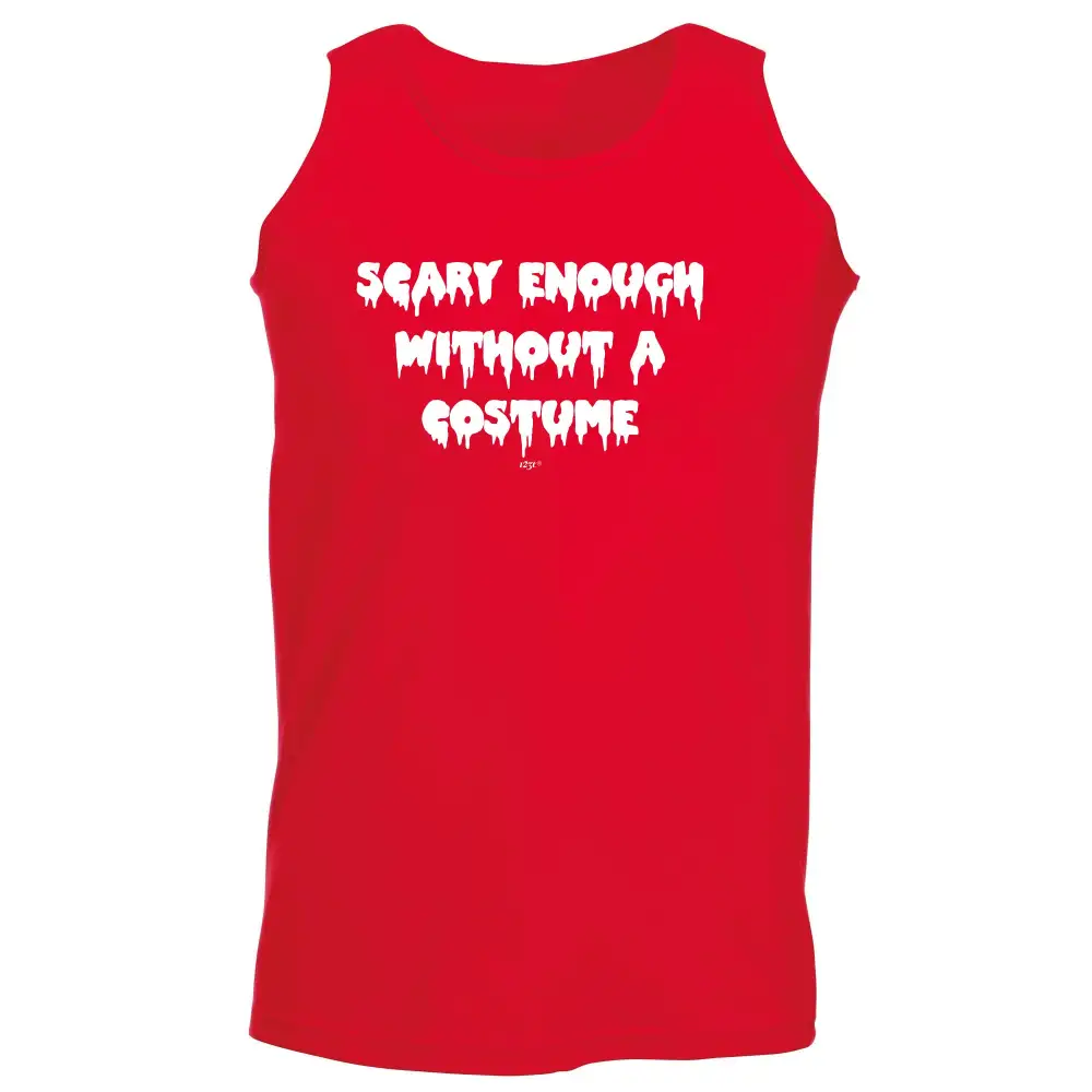 Scary Enough Graphic Tank Top
