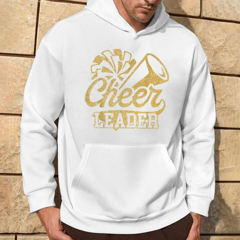 Cheer Leader Era Youth Cheerleader Cheerleading Black Gold Hoodie