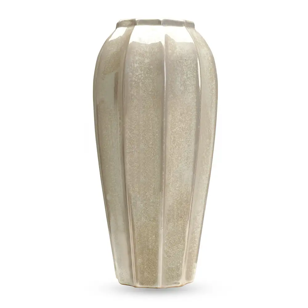 Ivory Smooth Ceramic Vase