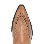 Men's Pull-On Leather Snip Toe Western Boots