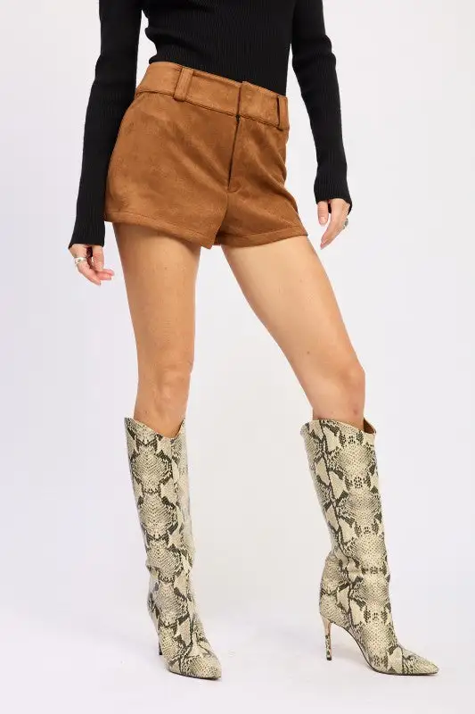 Textured Casual Everyday Shorts