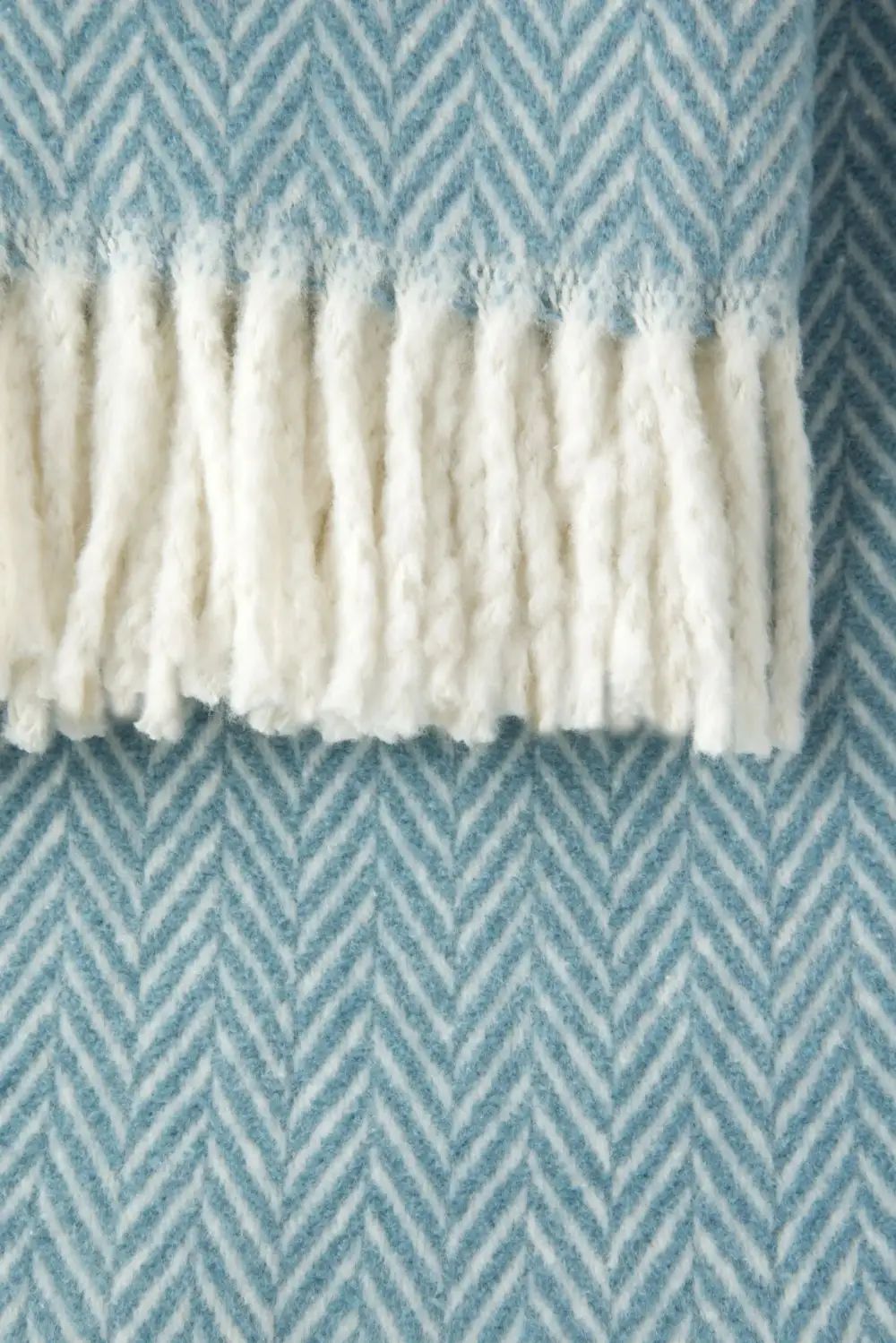 Textured Cotton Blend Throw
