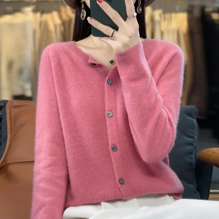 Lightweight Wool Cardigan