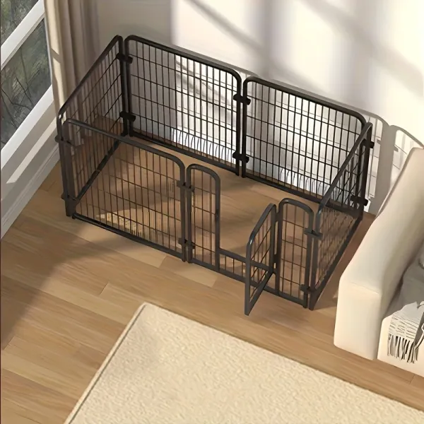Durable Divided Dog Cage for Multi-Function Use, Pet Essential for Dog Space Management