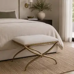 Curved Accent Bench