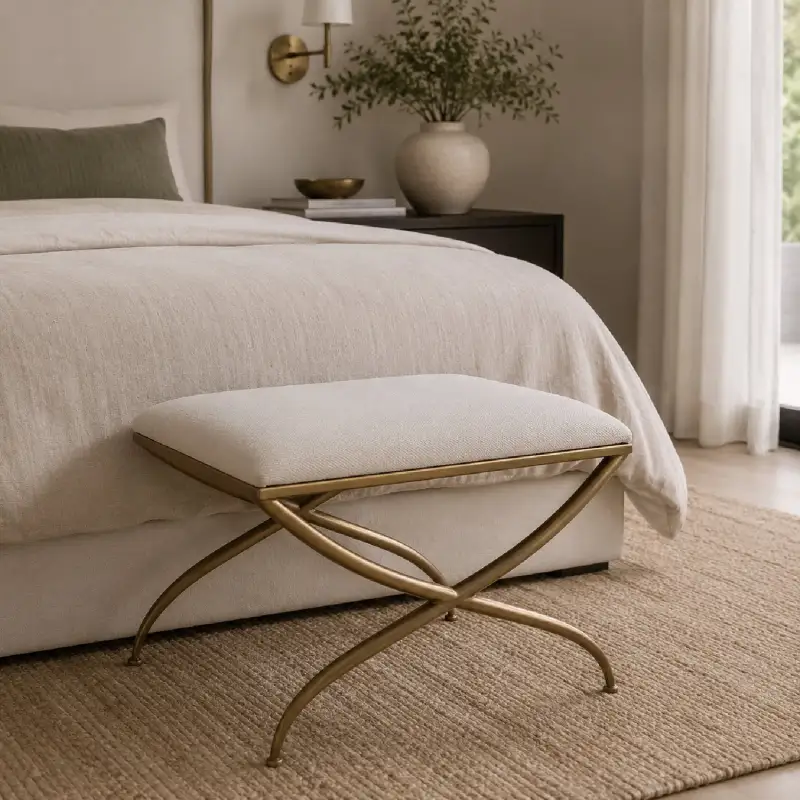 Curved Accent Bench