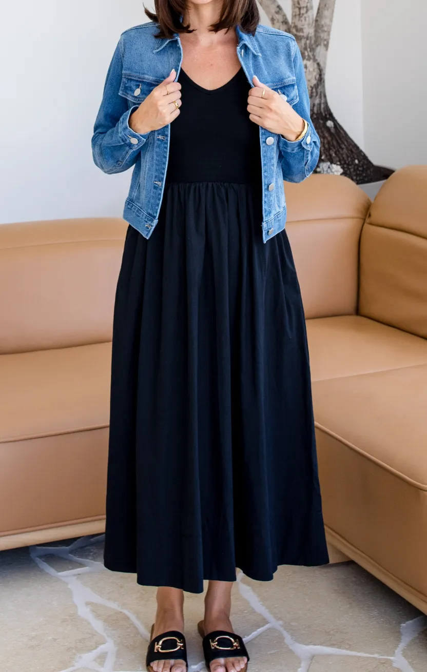Relaxed Denim Pocket Jacket