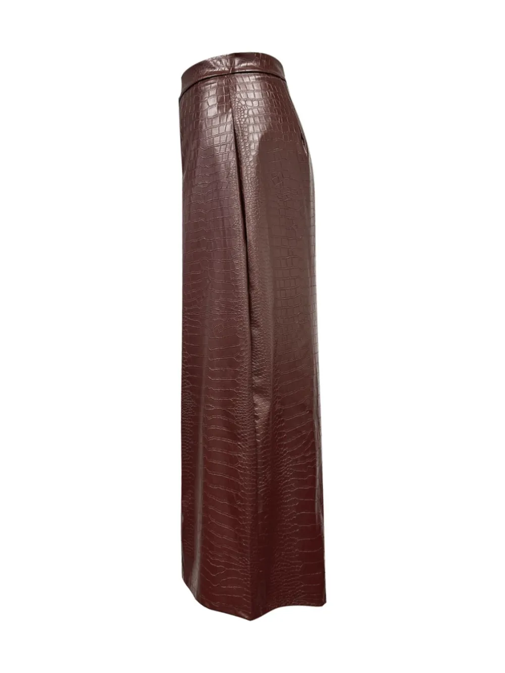 Polished Smooth Midi Skirt