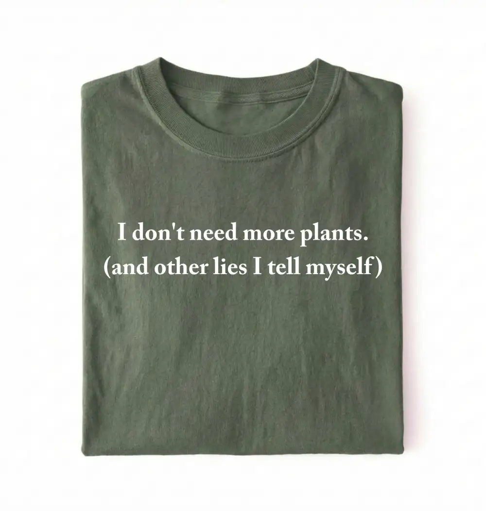 Plant Theme Printed Graphic Cotton Tee