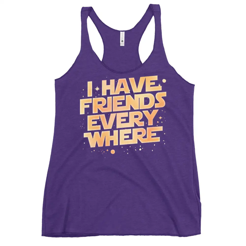 Friends Print Racerback Tank
