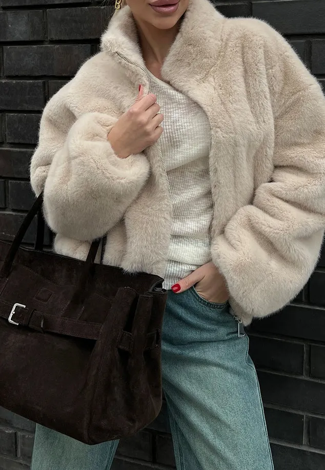 Faux-Fur Cozy Jacket