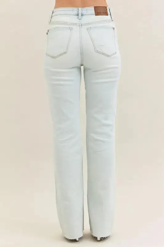 Easy Flare Leg Denim Jeans