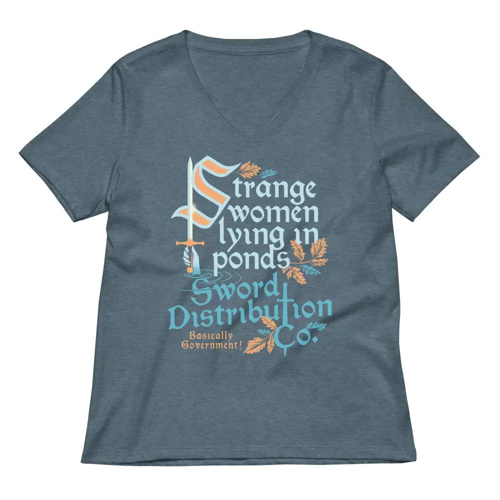 Storybook Pond V Neck Tee