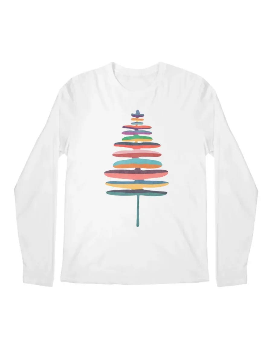 Colorful Minimalist Tree T-Shirt