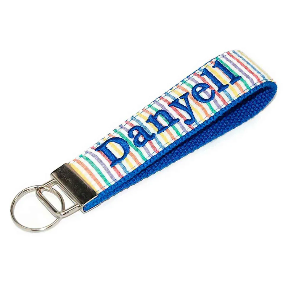 Multi Stripe Full Everyday Keychain