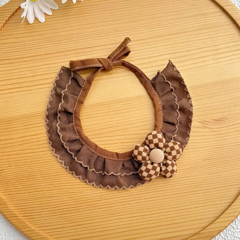 Floral Ruffled Pet Collars